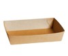 Enviro Open Tray 5 – Brown Kraft 255mm x 180mm x 58mm
